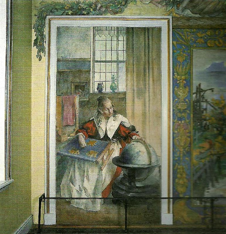 Carl Larsson gustaf ll adolfs eller trettioariga krigets tid China oil painting art